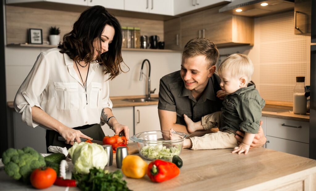 Accu-Chek Guide har været en vild øjenåbner. Familie lager mad