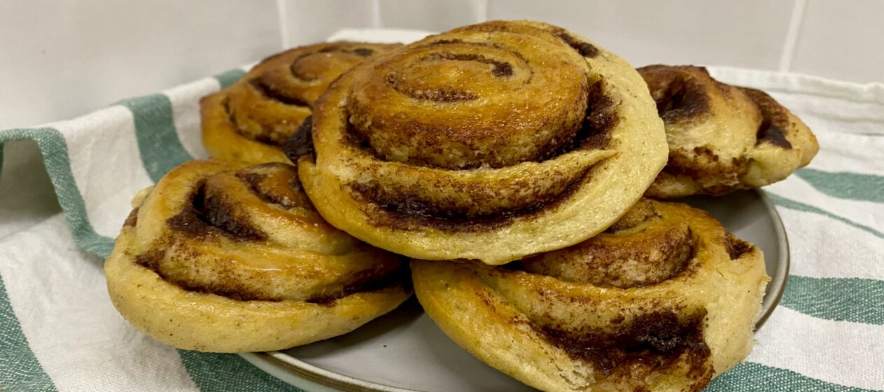 Saftige, sukkerfri kanelsnegle