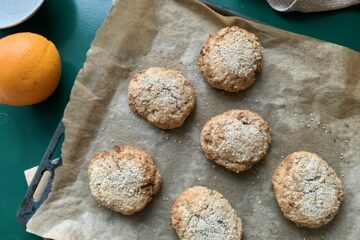 Scones med havre, Biola og valnødder