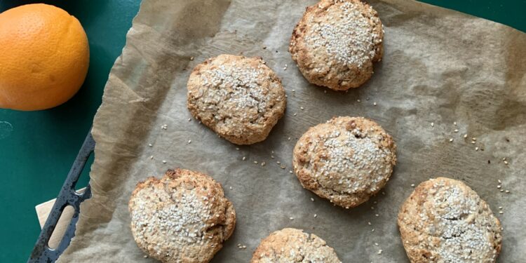 Scones med havre, Biola og valnødder