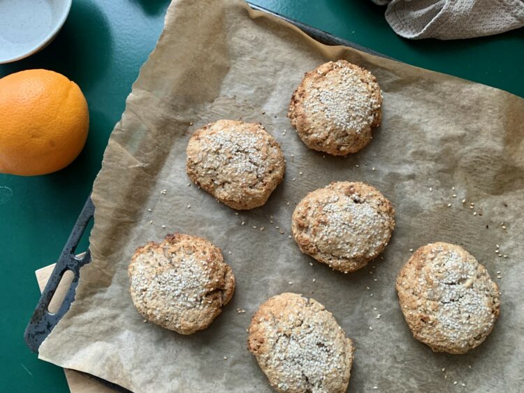 Scones med havre, Biola og valnødder