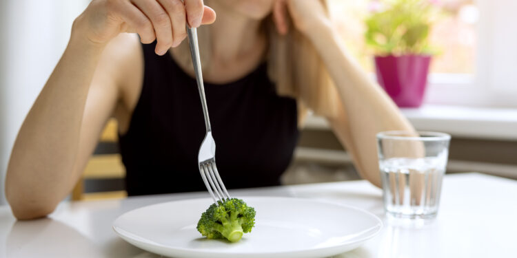 Kvinde med spiseforstyrrelse, Diabetes og krop, mad og insulin